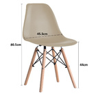 Kit 4 Cadeiras Eiffel Inova - Nude