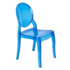 Kit 4 Cadeiras Elizabeth Ghost Transparente