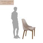 Kit 4 Cadeiras Em Madeira Maciça Jazz Off White / Star Carame