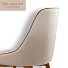 Kit 4 Cadeiras Em Madeira Maciça Jazz Off White / Star Carame