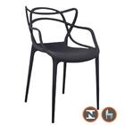 Kit 4 Cadeiras Empilhável Inmetro Aviv Master Allegra Fratini