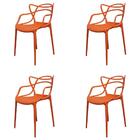 Kit 4 Cadeiras Empilhável Inmetro Aviv Master Allegra Fratini