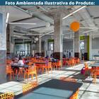 Kit 4 Cadeiras Empilhável Inmetro Gruvyer Fratini Polipropile