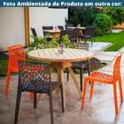 Kit 4 Cadeiras Empilhável Inmetro Gruvyer Fratini Polipropile