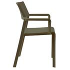 Kit 4 Cadeiras Empilhável Inmetro Santorini Fratini Em Polipr