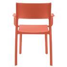 Kit 4 Cadeiras Empilhável Inmetro Santorini Fratini Em Polipr