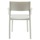 Kit 4 Cadeiras Empilhável Inmetro Santorini Fratini Em Polipr