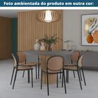 Kit 4 Cadeiras Empilhável Positano Fratini Polipropileno Cor