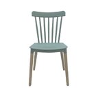 Kit 4 Cadeiras Encosto Vazado Janaina   Verde Menta