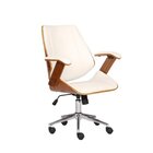 Kit 4 Cadeiras Escritório Diretor Corino E Madeira Bergen 333