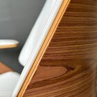 Kit 4 Cadeiras Escritório Diretor Corino E Madeira Bergen 333