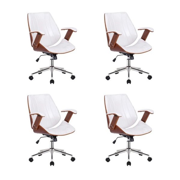 Kit 4 Cadeiras Escritório Diretor Giratória Corino Kopenhagen