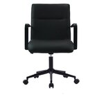 Kit 4 Cadeiras Escritório Diretor Giratória Em Couro Com Rela