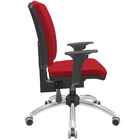 Kit 4 Cadeiras Escritório Diretor Office Giratória Cromada Al