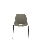 Kit 4 Cadeiras Escritório Empilhável Fixa Auditório Hotel Qui