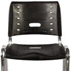 Kit 4 Cadeiras Escritório Fixa Empilhável Hotel Auditório Elo