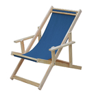 Kit 4 Cadeiras Espreguiçadeira Dobrável Madeira Maciça Natura