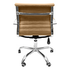 Kit 4 Cadeiras Esteirinha Presidente Baixa Com Rodinhas - Bege