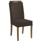 Kit 4 Cadeiras Estofadas D-28 100% Madeira Heloísa Suede Marr