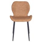 Kit 4 Cadeiras Estofadas De Jantar Cozinha Slim Loft Marrom C