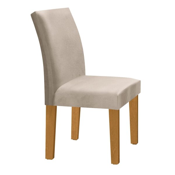 Kit 4 Cadeiras Estofadas Espanha Espresso Móveis Cinamomo/off