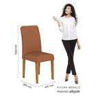 Kit 4 Cadeiras Estofadas Londres Cinamomo/terracota - Moveis