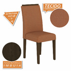 Kit 4 Cadeiras Estofadas Londres Imbuia/terracota - Moveis Ar