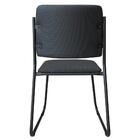 Kit 4 Cadeiras Estofadas Lunis Linho 753 F02 Preto - Mpozenato