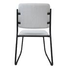 Kit 4 Cadeiras Estofadas Lunis Linho 760 F02 Bege - Mpozenato