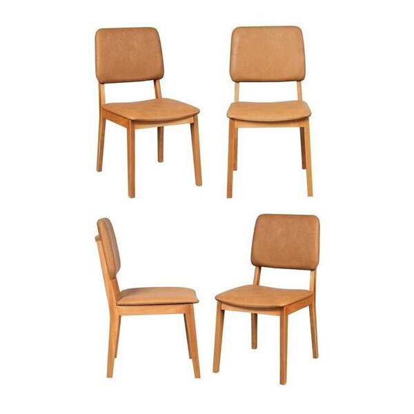 Kit 4 Cadeiras Estofadas Miriti Cabecasa Madeiraoriginals Car