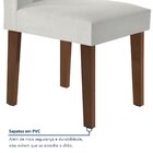 Kit 4 Cadeiras Estofadas Moscou Espresso Móveis Chocolate/off