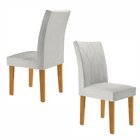 Kit 4 Cadeiras Estofadas Moscou Espresso Móveis Cinamomo/off