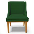 Kit 4 Cadeiras Estofadas Para Sala De Jantar Base Fixa De Mad