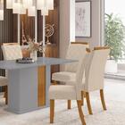 Kit 4 Cadeiras Estofadas Si25 Veludo Henn