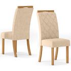 Kit 4 Cadeiras Estofadas Si25 Veludo Henn