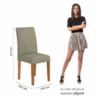 Kit 4 Cadeiras Estofadas Sofia Cinamomo/creme - Móveis Arapon