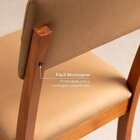 Kit 4 Cadeiras Estofadas Tiê Cabecasa Madeiraoriginals Amêndo