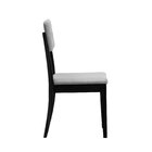 Kit 4 Cadeiras Estofadas Tiê Cabecasa Madeiraoriginals Preto/