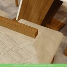 Kit 4 Cadeiras Évelin Espresso Móveis Nature/bege