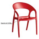 Kit 4 Cadeiras Glass Plus Kappesberg Vermelho