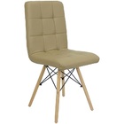 Kit 4 Cadeiras Gomos Eiffel Eames Fitz Dublin Estofada Base M