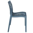 Kit 4 Cadeiras Gruvyer Acabamento Fosco - Azul Petróleo