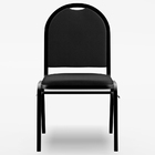 Kit 4 Cadeiras Hoteleiras Auditório Empilhável Sintético Z33