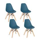 Kit 4 Cadeiras Infantil Eames Eiffel Junior Cadeirinha Kids