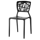 Kit 4 Cadeiras Ipiranga Empilhavel Preto