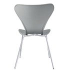 Kit 4 Cadeiras Jacobsen Polipropileno Sala Jantar Base Metal