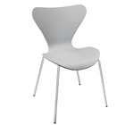 Kit 4 Cadeiras Jacobsen Polipropileno Sala Jantar Base Metal