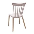 Kit 4 Cadeiras Janaína Midi Rivatti Polipropileno Nude Rose B