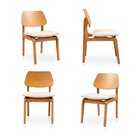 Kit 4 Cadeiras Jandaia Cabecasa Madeiraoriginals Bege/amêndoa