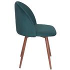 Kit 4 Cadeiras Jantar Estofada Maite Sedona Veludo